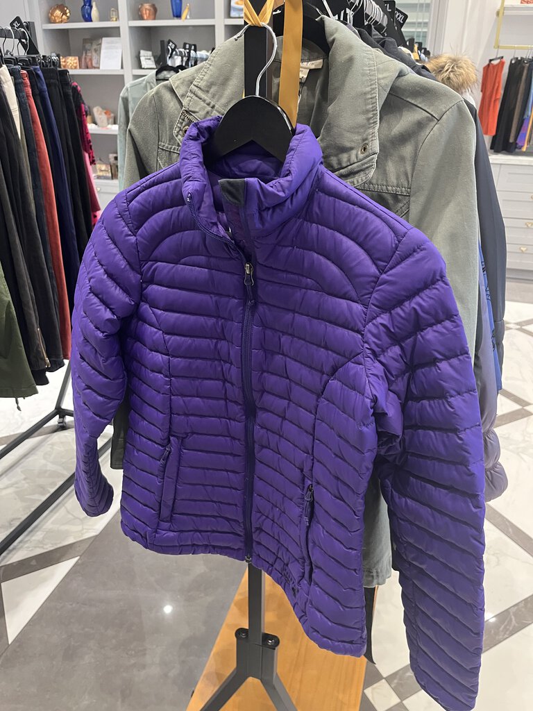 (XS) Down Zip Front Jacket