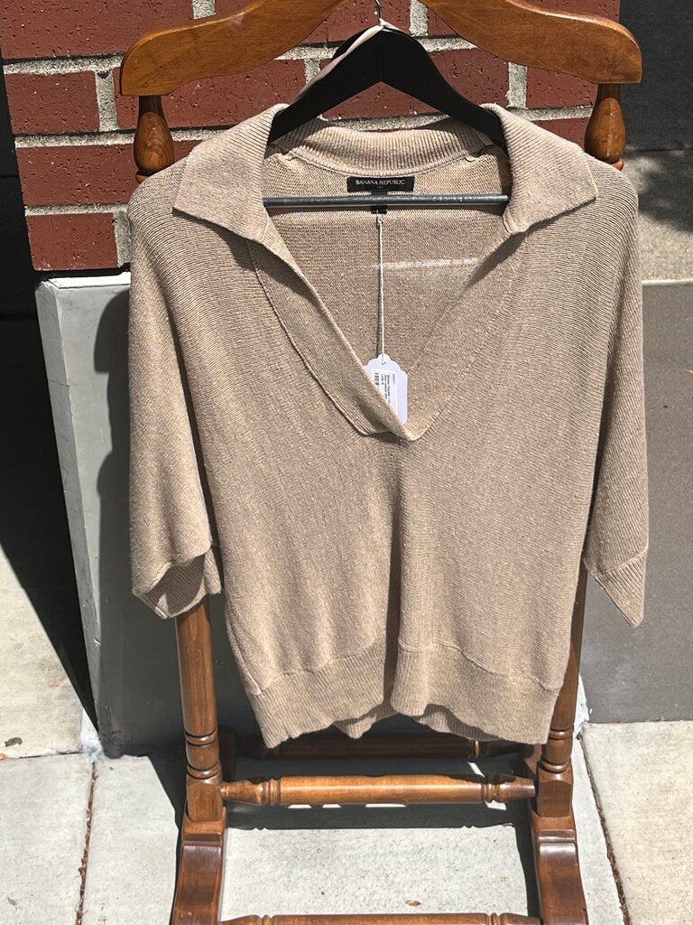 V-Neck, Short Dolman Sleeve Pull Over