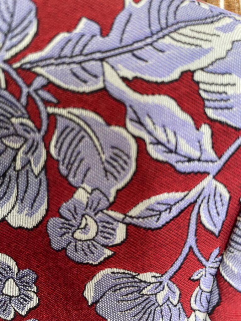 Like New Floral Print Knotch Collar Fitted Blazer