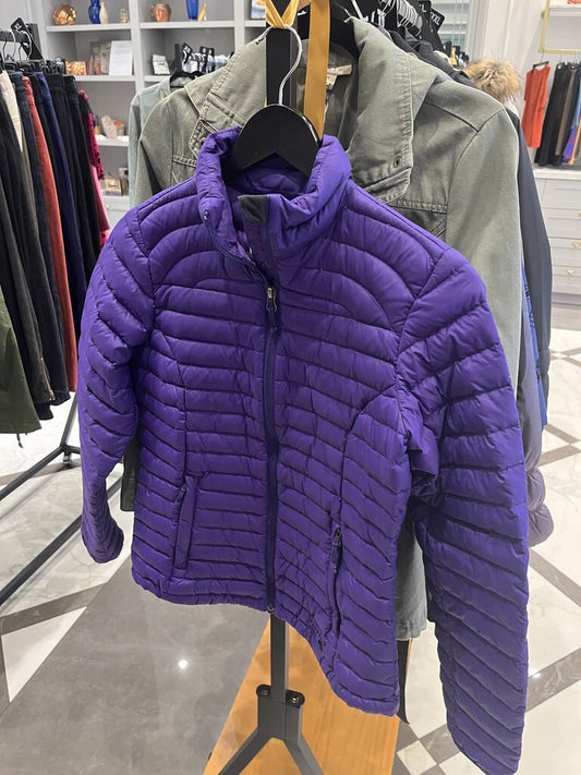 (XS) Down Zip Front Jacket