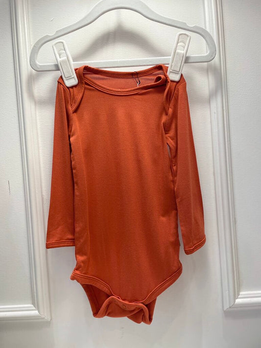 (6-12 Months) LS Bamboo Onesie, NWT