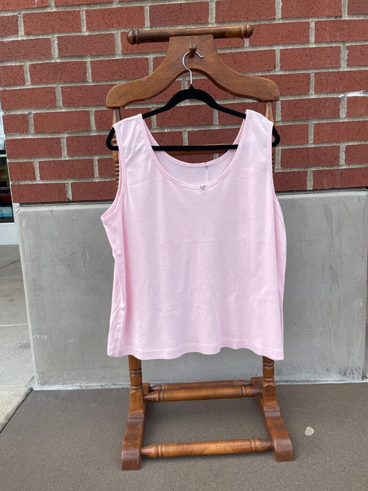 (XXL) Tank Top w/Flower