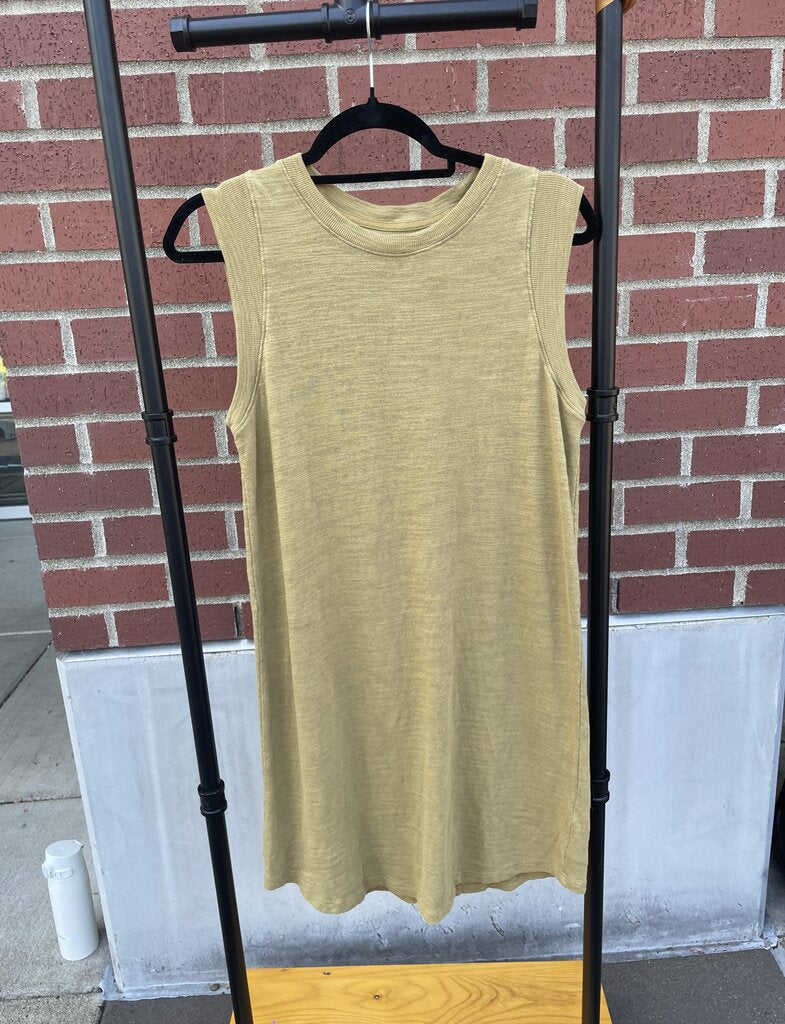 (S) Sleeveless Knit T-Shirt Dress