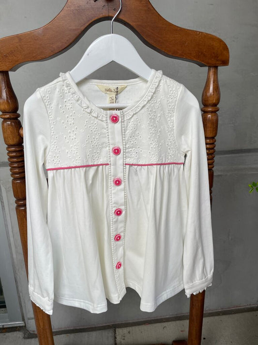 (6) NWT LS Button Up Top