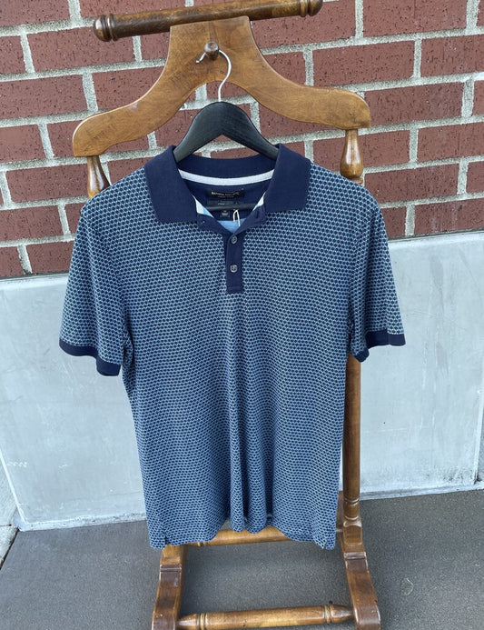 (L) New w/out Tags Dot Stripe Pique