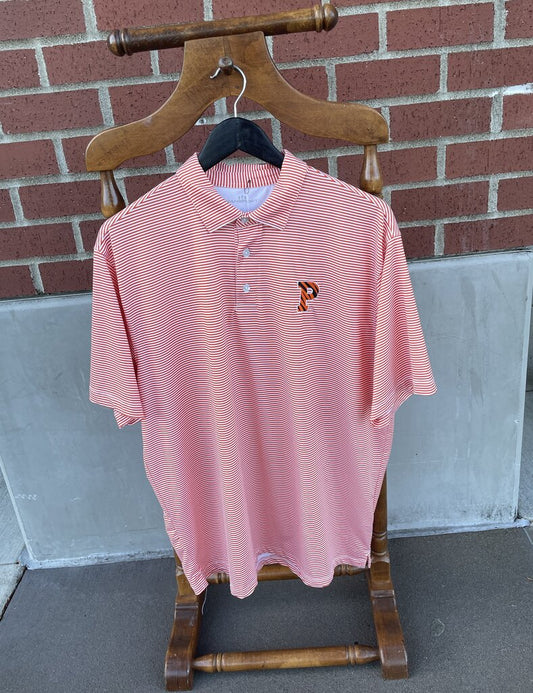(L) Striped Athletic Polo, Princeton