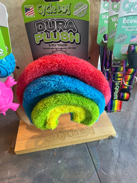 Rainbow Duraplush Dog Toy