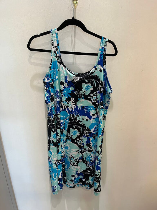 Sleeveless Floral Print Tank Dress