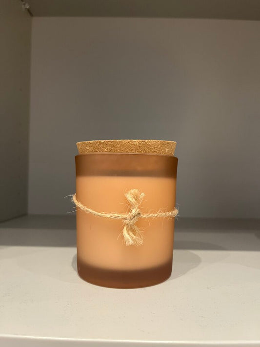 100% Soy Wax Candle w. Cork Lid