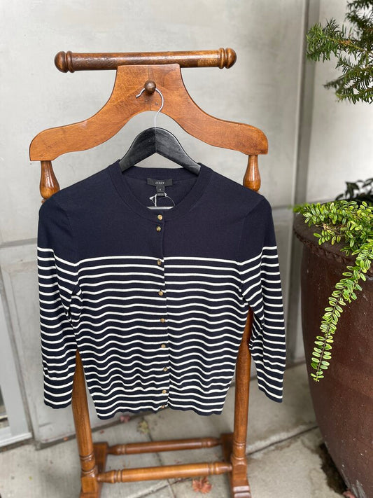 NWT Breton Stripe Cardigan