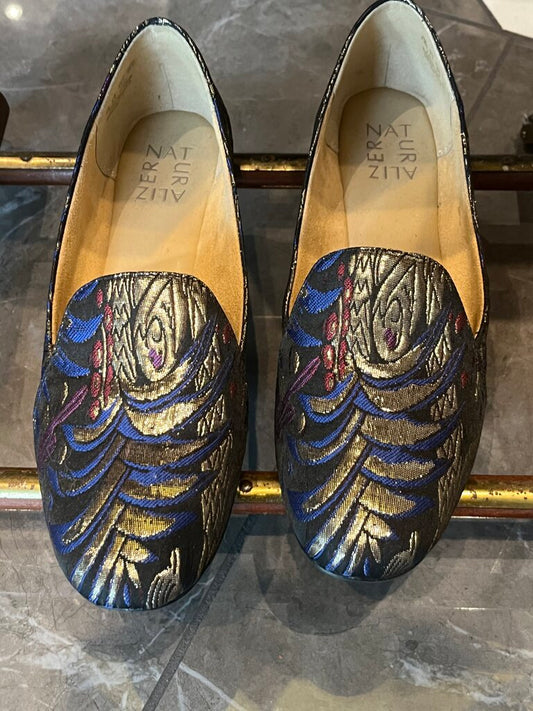 (7.5) Brocade Loafers