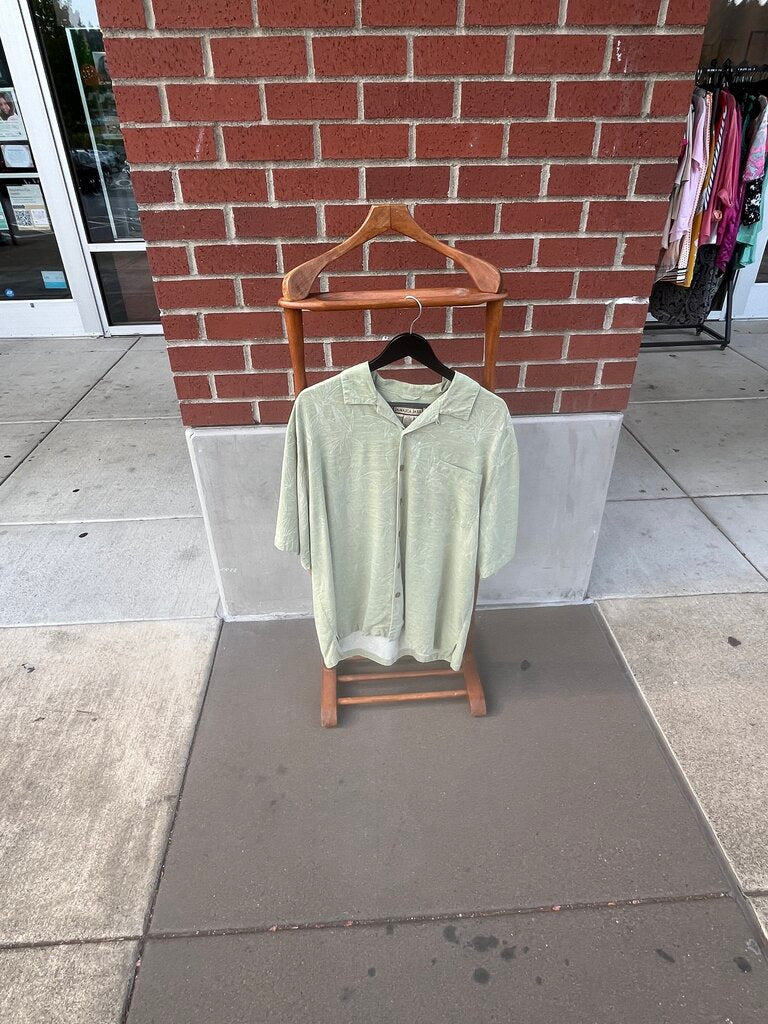 Silk Hawiian Style Print, Short Sleeve Shirt