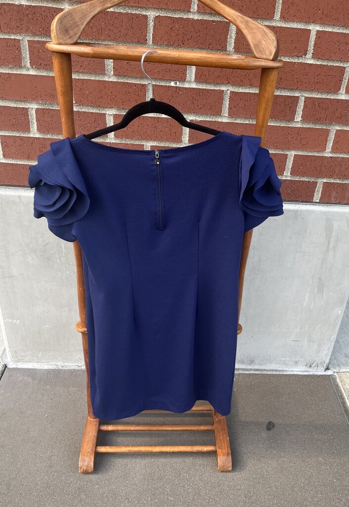 Flutter Sleeve Dress, Made in Italy