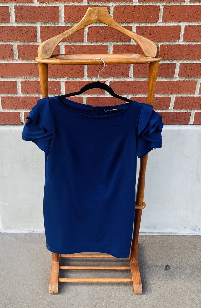 Flutter Sleeve Dress, Made in Italy