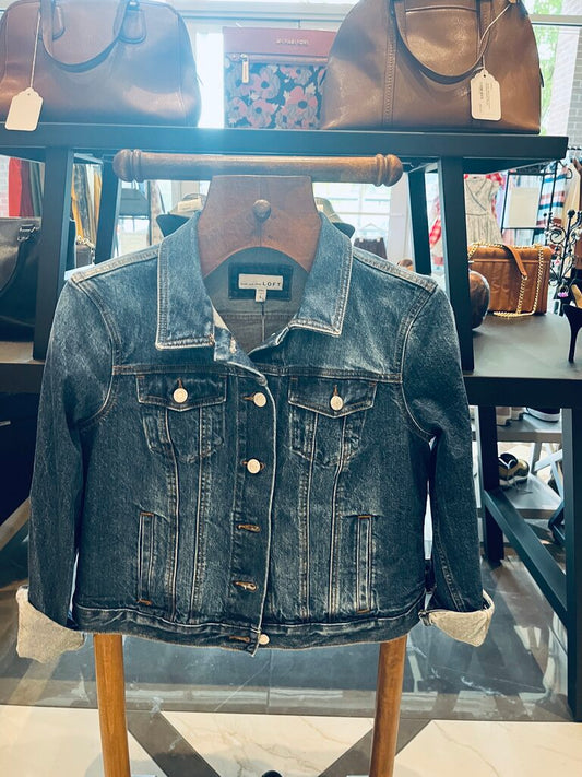 NWOT Classic Styled Denim Jacket