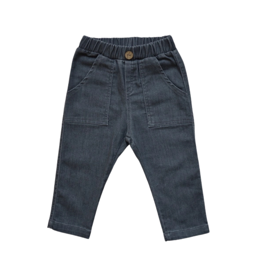(9-12 mos) NWT Denim Pantaloons'