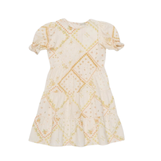 (2) Idara Patchwork Floral Dress