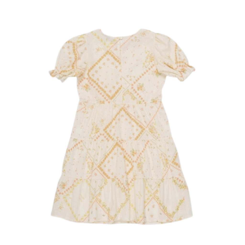 (2) Idara Patchwork Floral Dress